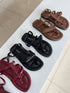 Casual Thong Sandals with Ankle Straps